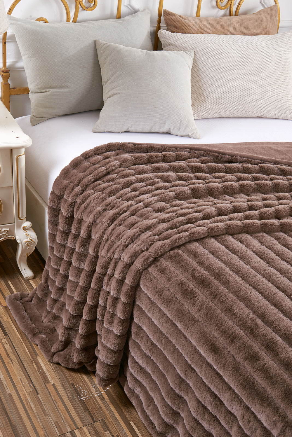 Плед 210х230 Sofi De MarkO Анабель шоколад