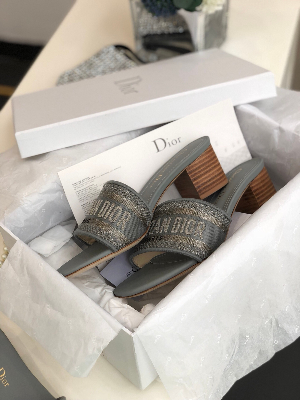 Christian Dior Dway Heeled Slide