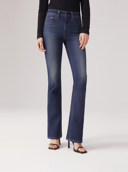 Женские джинсы клеш с завышенной талией Levi's 725 High Rise Bootcut 18759-0259