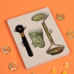 Набор массажеров косметический «Gua sha», цвет зелёный шарм