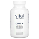 Vital Nutrients, холин, 120 веганских капсул (275 мг в 1 капсуле)