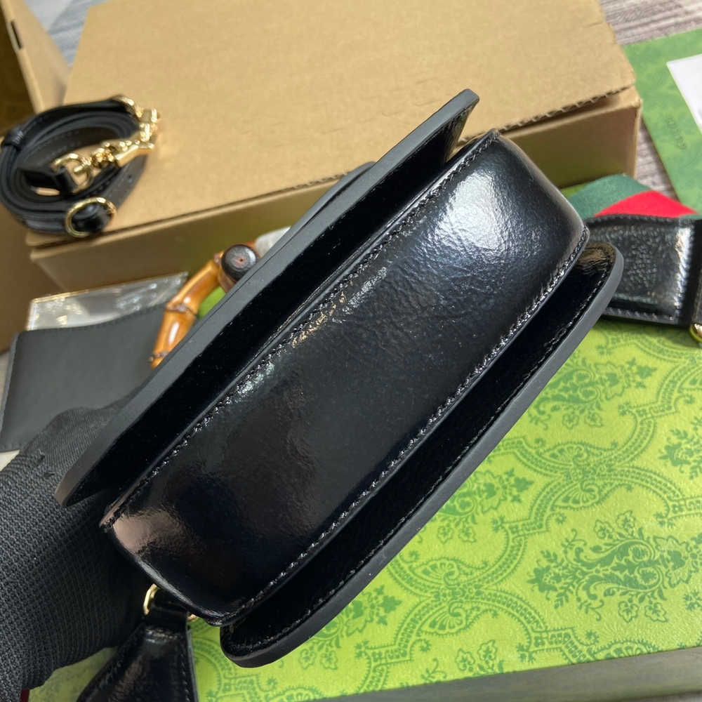 Gucci Bamboo 1947 Mini Top Handle Bag 17 cm