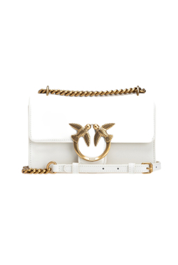 MINI LOVE BAG ONE SIMPLY – white/gold