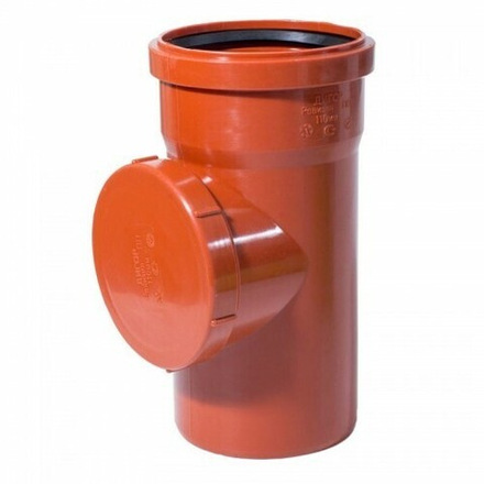 Ревизия канализационная оранжевая d110