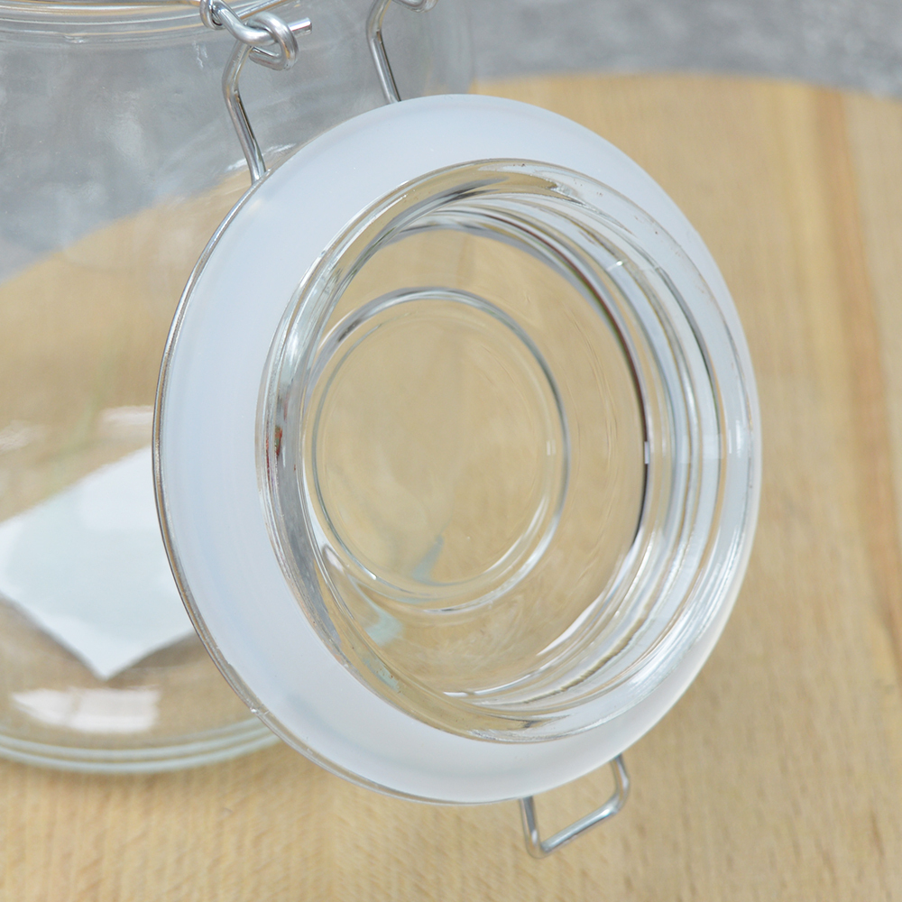 Банка 1000мл стеклянная круглая тм Appetite