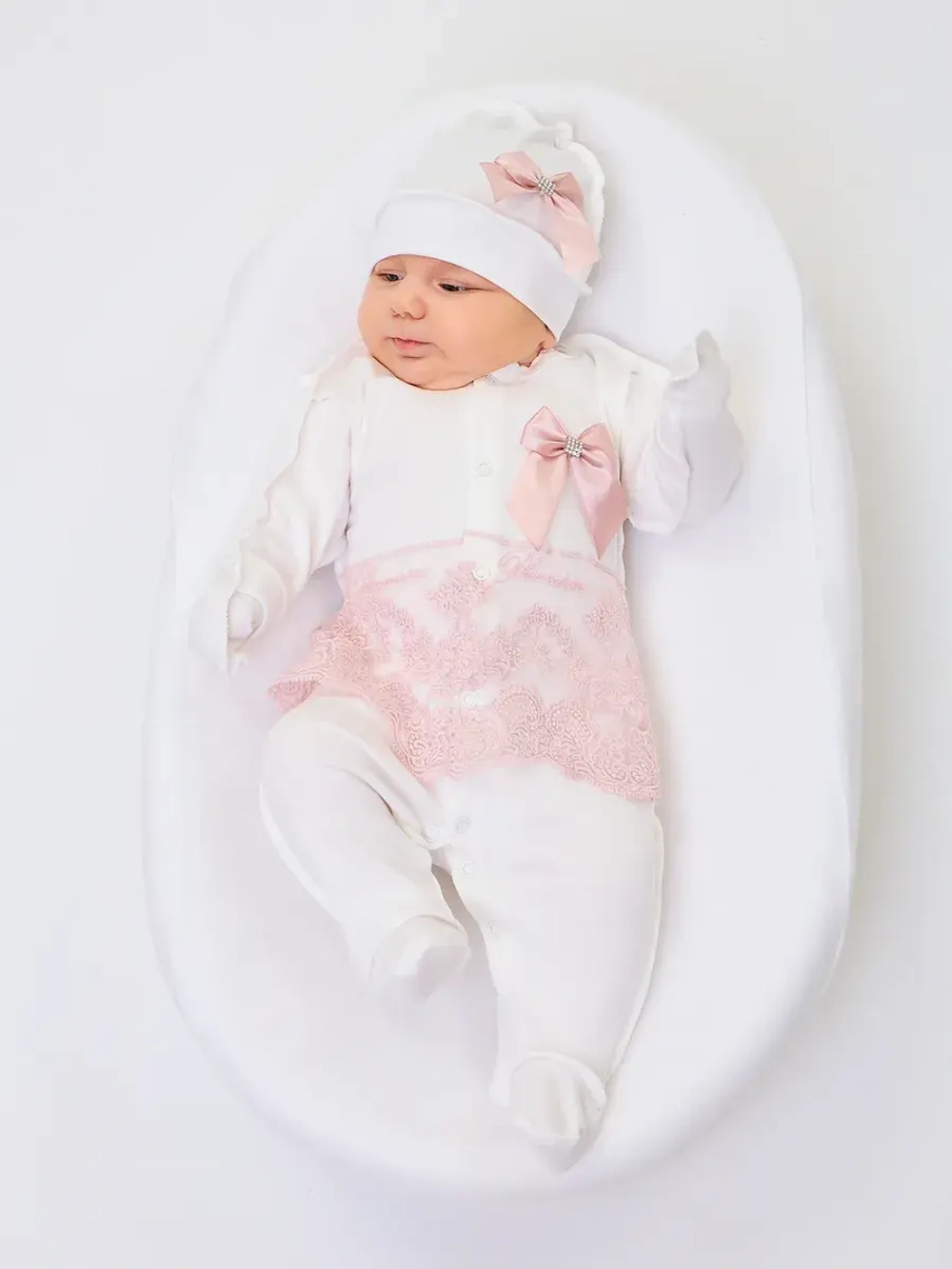 Комплект на выписку для новорожденного утепленный