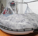 Тент носовой для лодки ШЕРПА 500 JET кмф/сер