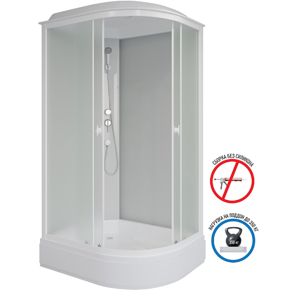 Душевая кабина Niagara Promo 100x70 L P100/70/26L/MT без гидромассажа