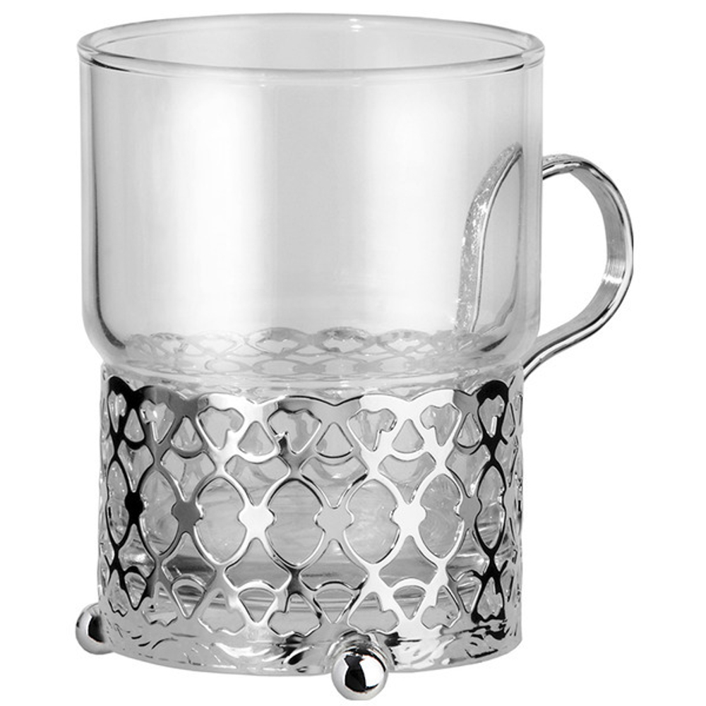 Набор из стакана с подстаканником 7х9см Queen Anne Античный