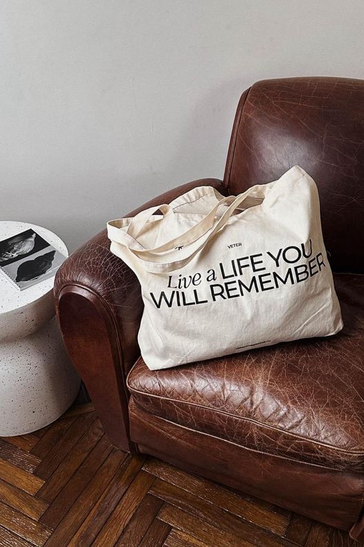 Шопер Live a life / Veter