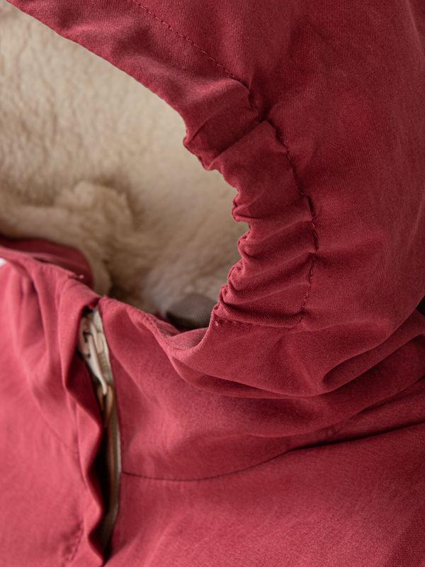 Куртка оверсайз на меху 