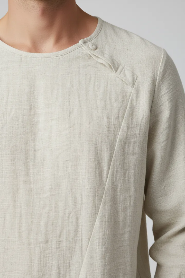 Льняная мужская рубашка «FRETY»