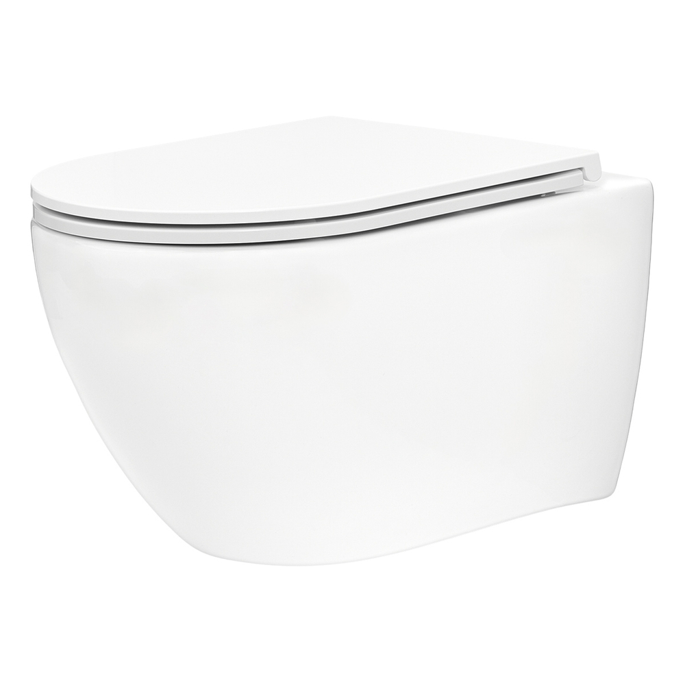 Подвесной унитаз TECEspring MODEL R с сидением белый