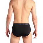 Мужские трусы брифы черные TUOSITE TS7825-6