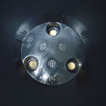 Горшок цветочный Manhattan 5л d230мм c дренажной вставкой, белоснежный жасмин