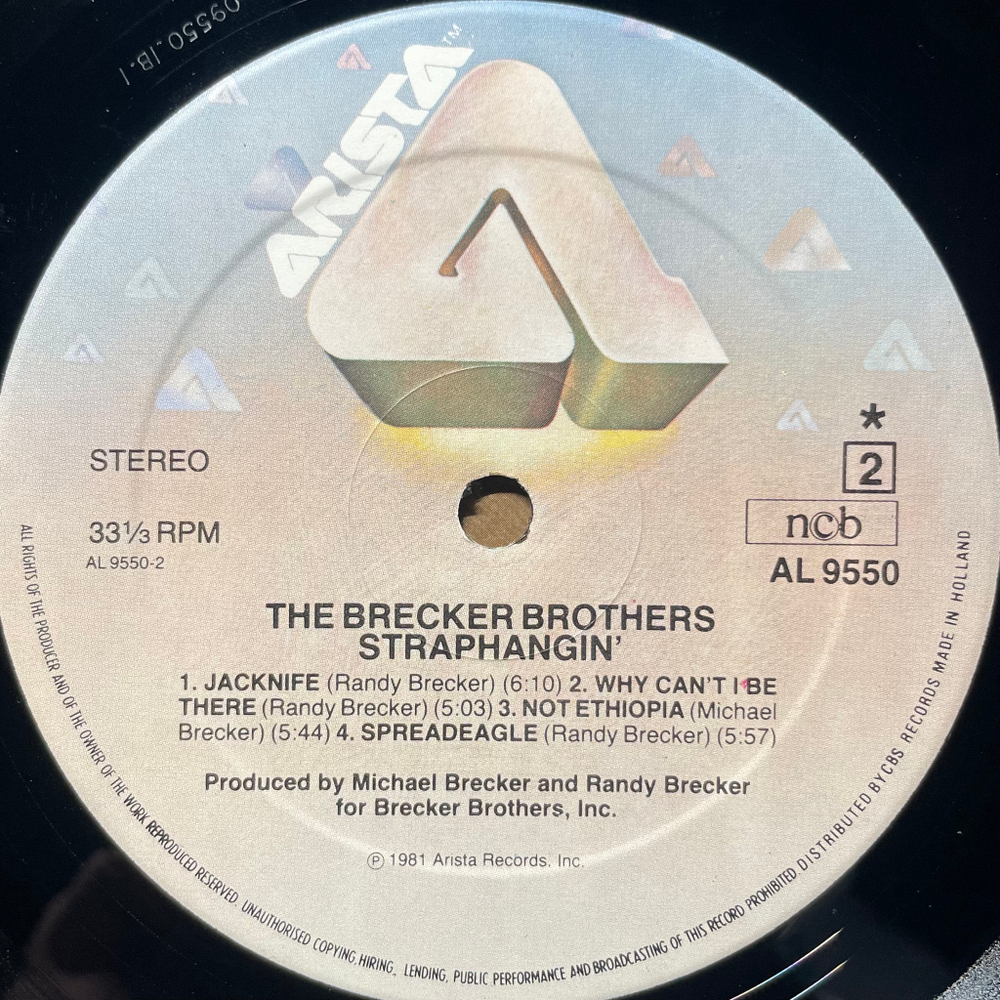 The Brecker Brothers ‎– Straphangin (Скандинавия 1981г.)