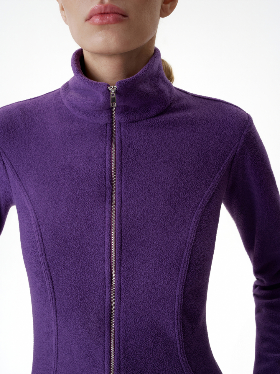 Рашгард из флиса фиолетовый