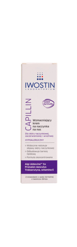 Iwostin Capillin - ночной крем от трещин на венах /   40  ml  / GTIN 5902502442218
