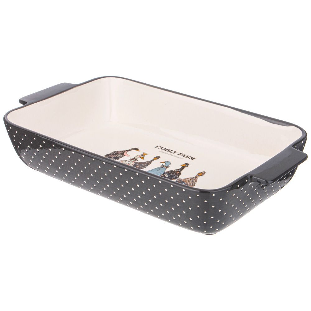 БЛЮДО ДЛЯ ЗАПЕКАНИЯ "FAMILY FARM" ПРЯМОУГ3,6 Л 39*22,5*7,5 СМ