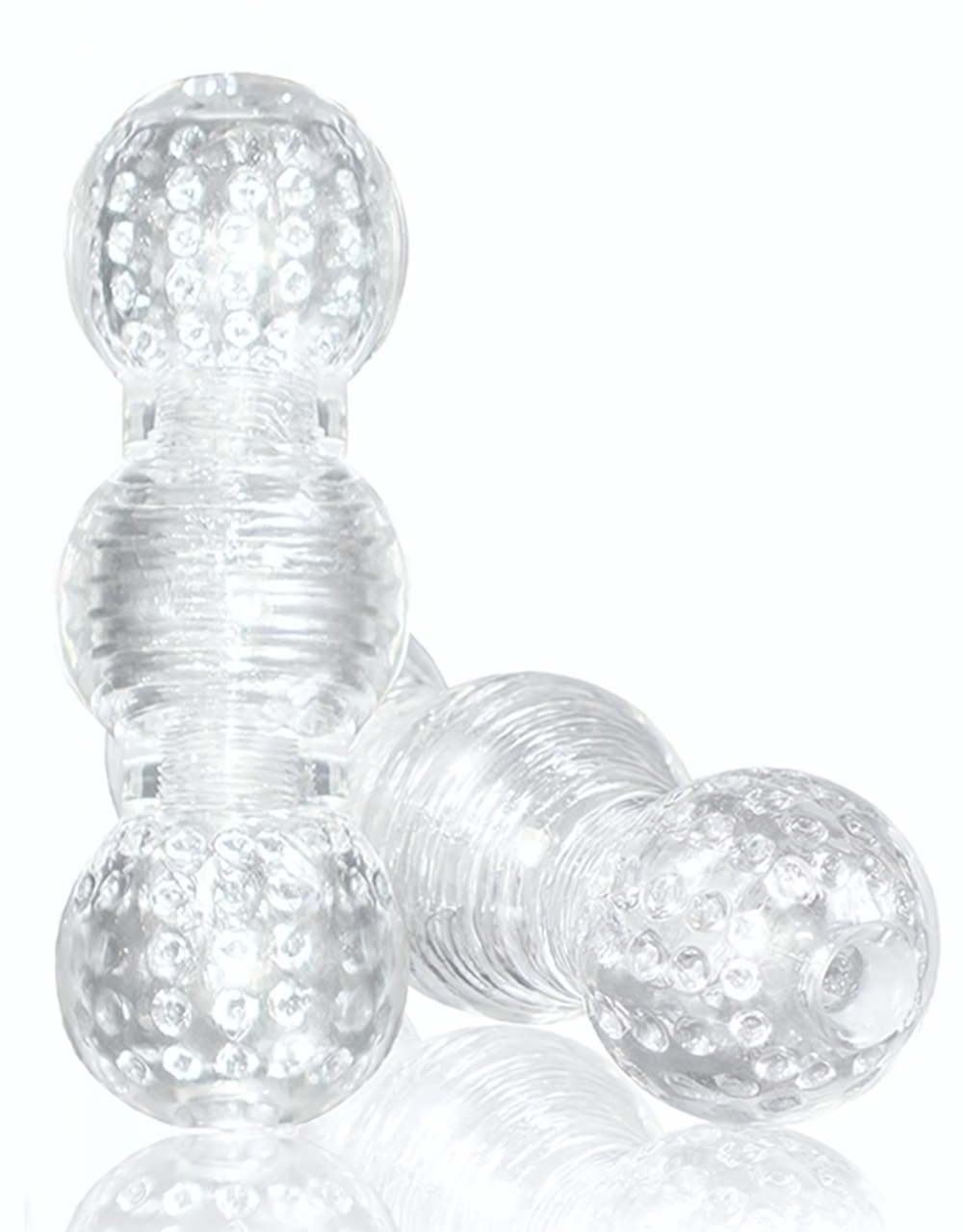 Прозрачный фигурный мастурбатор Master Stroker (Цвет: прозрачный)