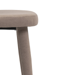 Стул на металлокаркасе Woodville Морос с чехлом катания мокка, ножки коричневые