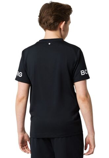 Футболка для мальчика теннисная Björn Borg - black beauty