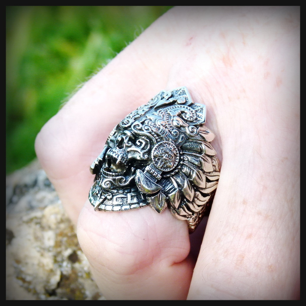 Кольцо "Жрец" мельхиор , чернение