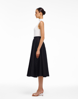 Юбка Neige (Нэж) из хлопка черная