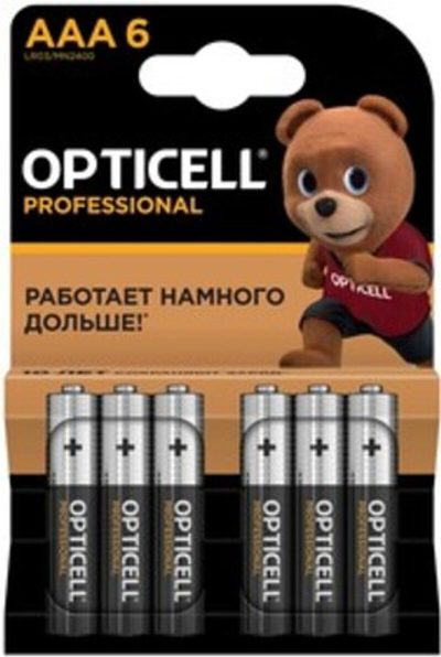 Батарейки Opticell Professional LR03 к-т 6шт