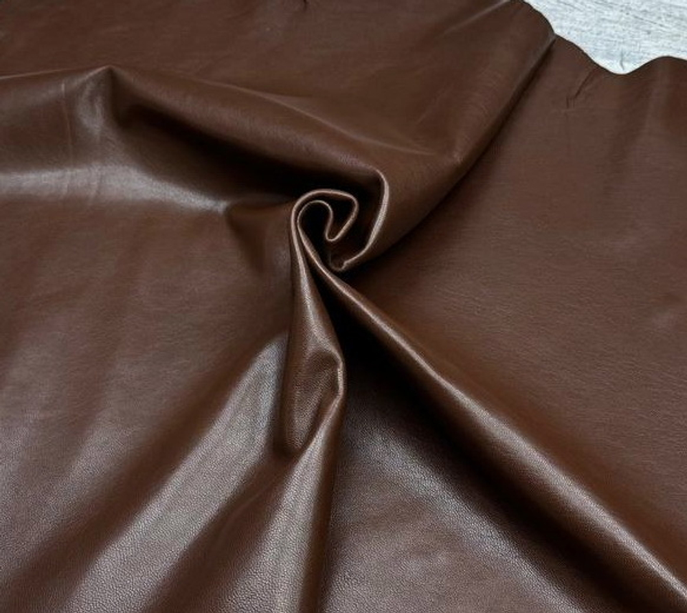 Agnelli Veg Ebony (1,0-1,2 мм) цв. Коричневый, натуральная овчина