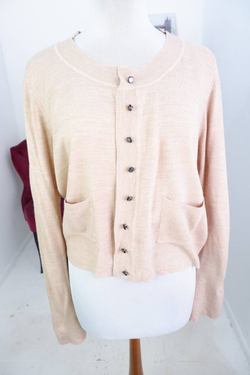 Кардиган Marks&Spencer в классическом исполнении, маркировка 18, визуально на 52 размер