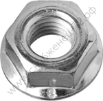 ЗУБР DIN 6923 кл. пр. 6, M8, гайка с фланцем, цинк, 5 кг (303630-08)