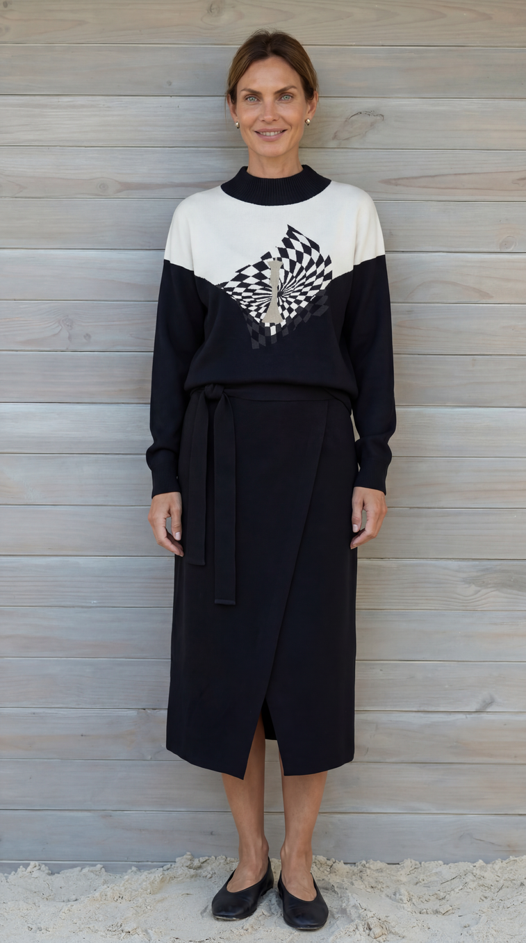 Юбка с запахом