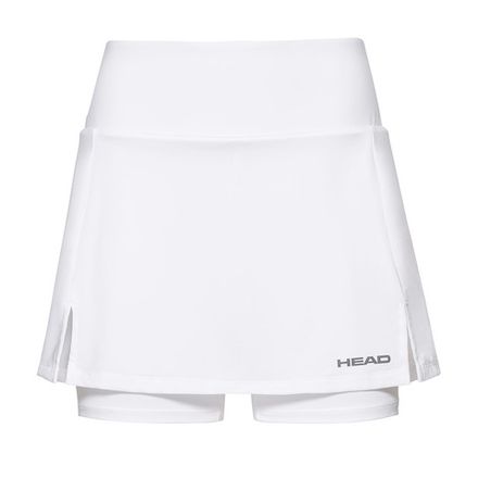 Юбка-шорты тренир. жен. HEAD Club Basic Skort Long W 814539-WH-XS,р.XS,92%полиэстер,8% эластан,белый