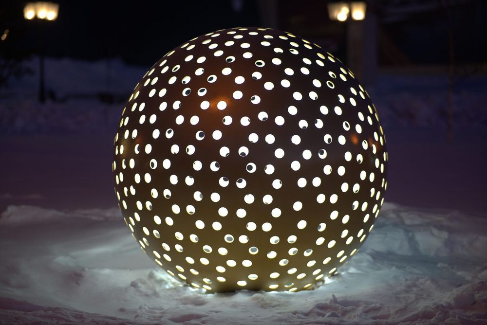 Большой Шар с подсветкой