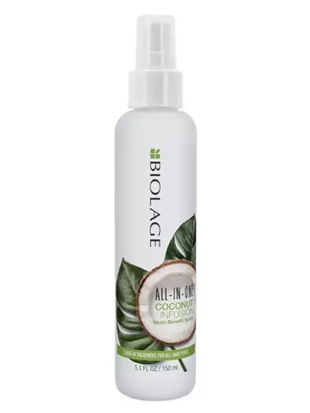 Biolage Спрей-уход для волос All-in-One Кокосовый флюид, мультифункциональный, 150 мл