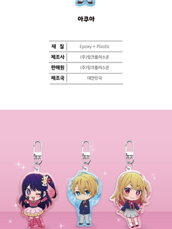 товары OSHI NO KO - EZL Transit Card Keyring AQUA Version
