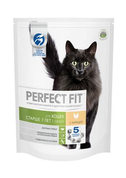 PERFECT FIT для кошек старше 7 лет со вкусом курицы 650 гр