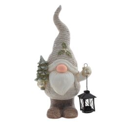 GAEM Фигурка декоративная "Гном" (с подсвечником), L27 W17 H51 см, 2в.