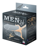 Телесный эректор-ложечка с фиксацией на ремешках MEN STYLE (Цвет: телесный)