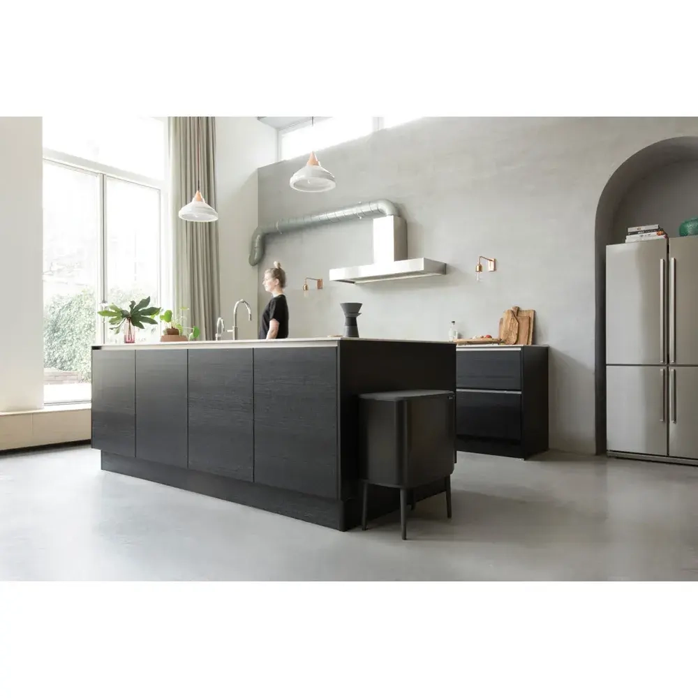 Brabantia Контейнер для мусора Bo Touch 3x11 л для вторичной переработки матовый черный