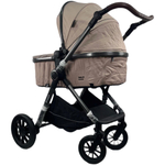 Коляска трансформер 3в1 с перекидной ручкой Luxmom A4 /бежевая
