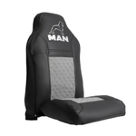 Чехлы MAN TGA (экокожа, серый)