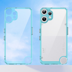 Усиленный чехол с мягкими рамками бирюзового цвета для Nothing CMF Phone 2 Pro, увеличенные защитные свойства