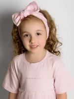 Повязка на голову для девочки солоха розовая