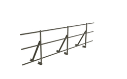 Кровельное ограждение Fachmann KO/ECO/800-3-3000 Фальцевый крепеж RAL