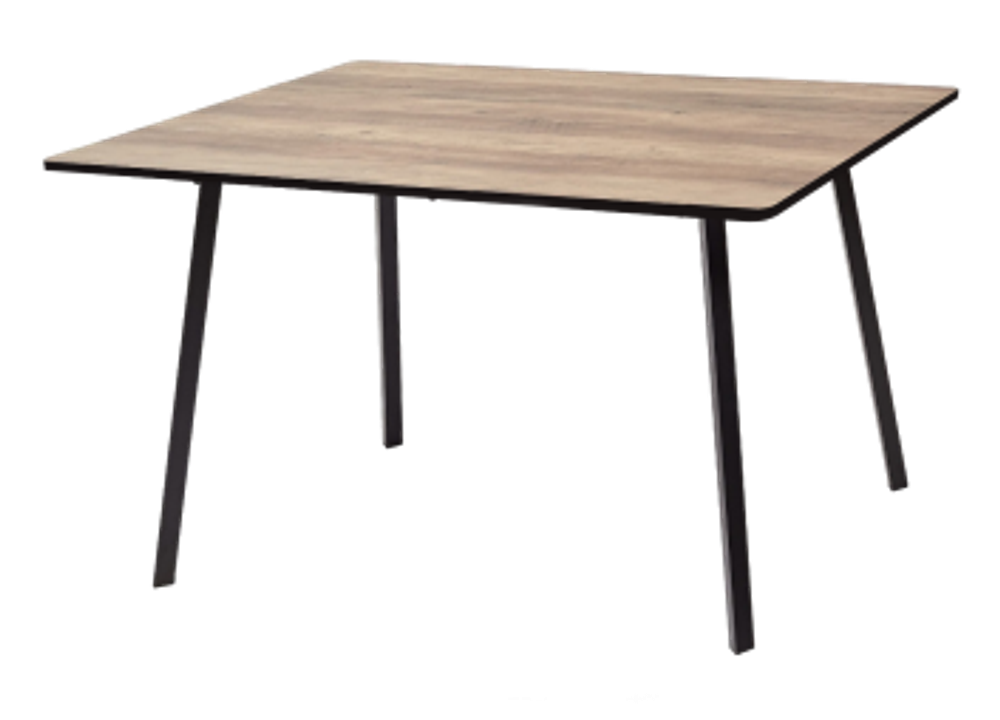 Стол Lerosco-08 с разложением1200(1520) кат.1 3045 бетао ,черный, черный RAL9005 LEROSCO