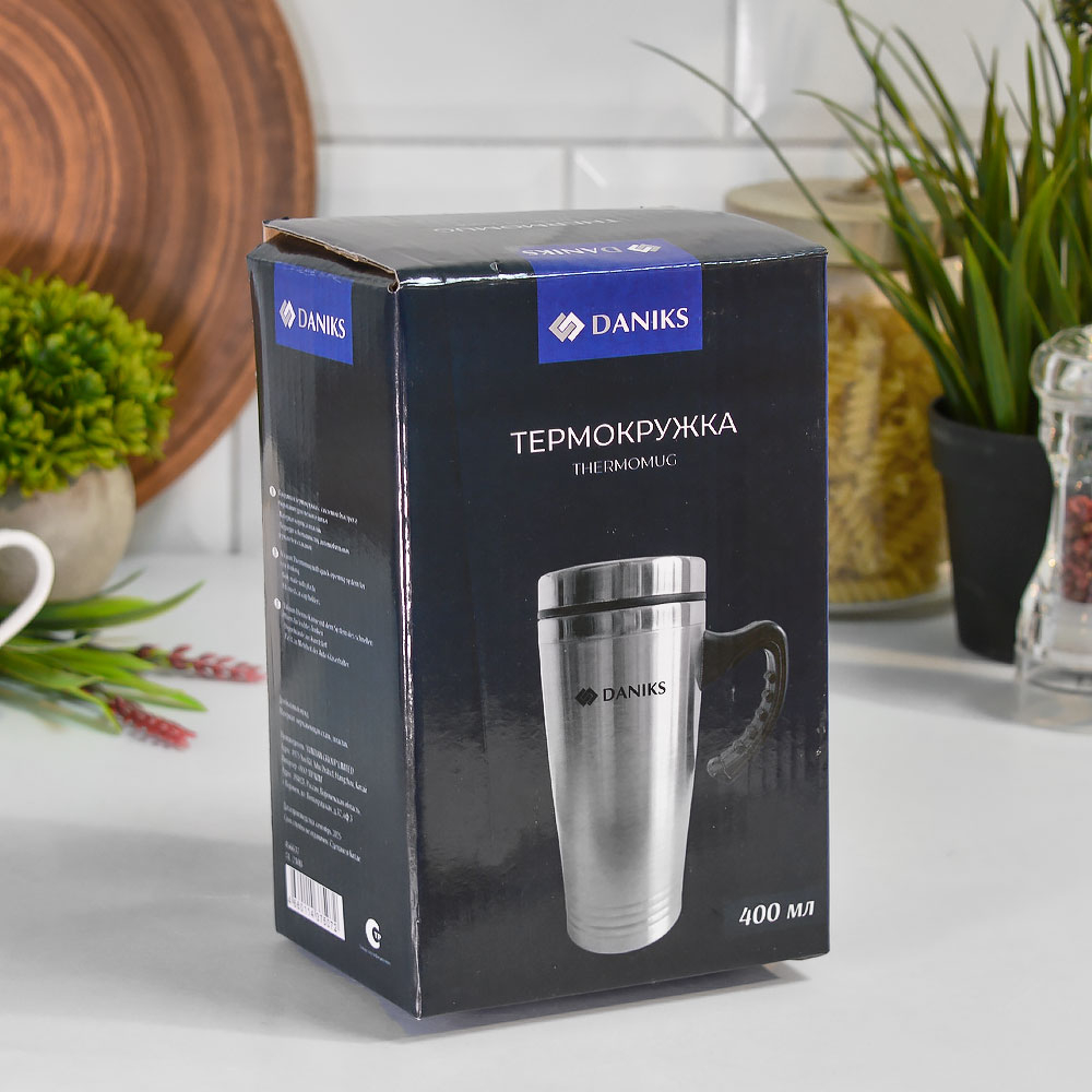 Термокружка 450мл нерж "Daniks" SL-210B