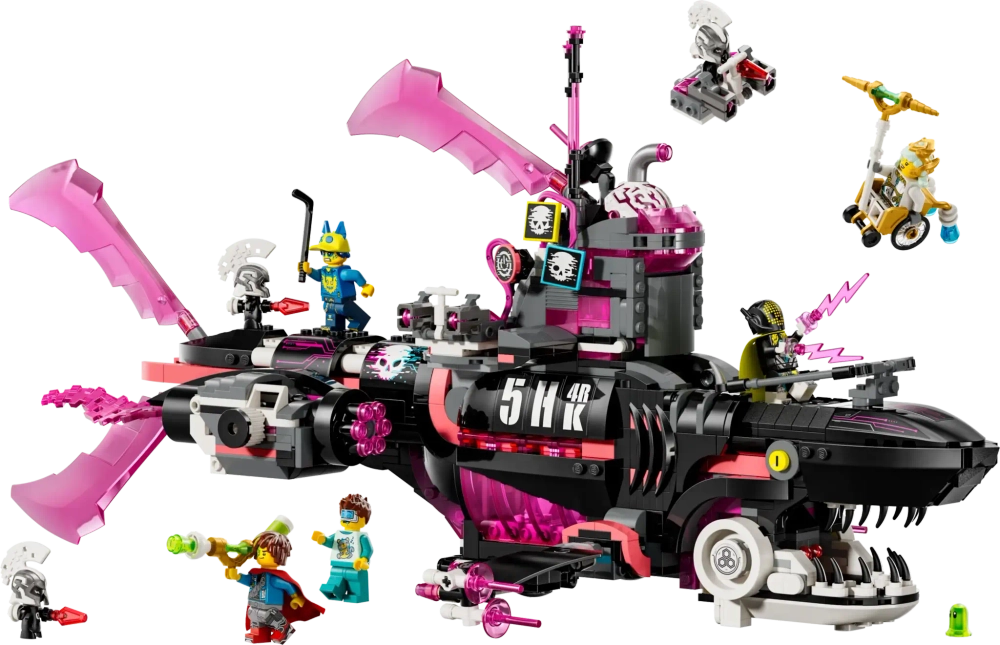 Конструктор LEGO DREAMZzz 71500 Кошмарная подводная лодка-акула