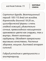 Семена морковь Аурантина F1 для посадки, 0,5 гр. семян (Vita Green / Вита Грин)